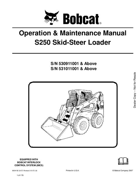 skid steer repair manual pdf|bobcat operation and maintenance manual.